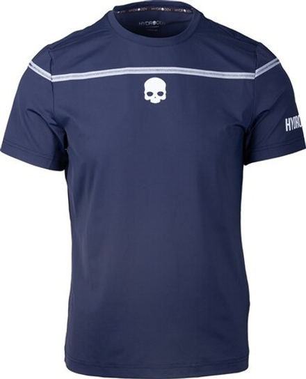 Теннисная футболка Hydrogen Tennis Zig Zag Tape T-Shirt - navy/white