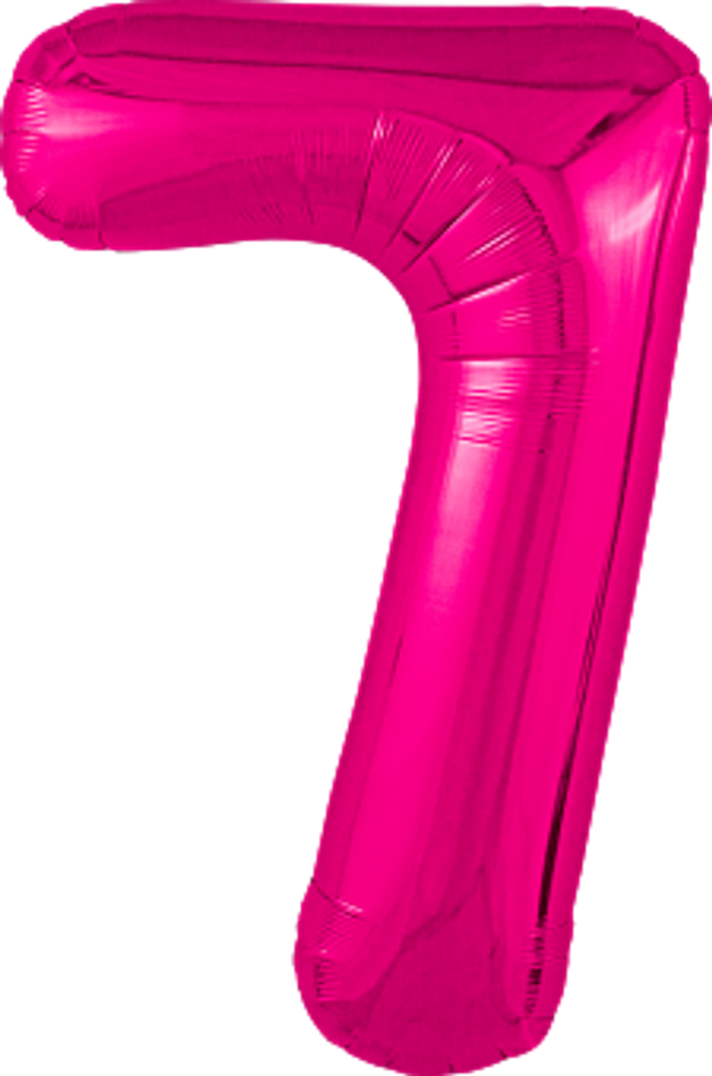 Р Цифра 7 Slim Фуксия (40''/102 см)