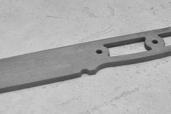 Заготовка для ножа, сталь VG-10 3,6мм. Модель "Бушкрафт-III" с клинком 130мм, ТО 62-63HRC