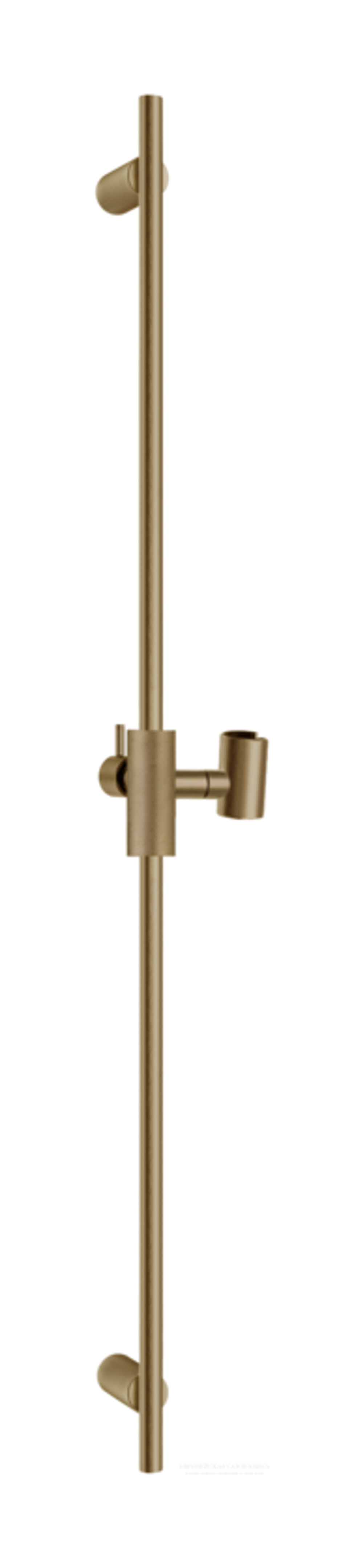Штанга для душа Gessi Anello, настенная, h900 мм, цвет Warm Bronze Brushed PVD
