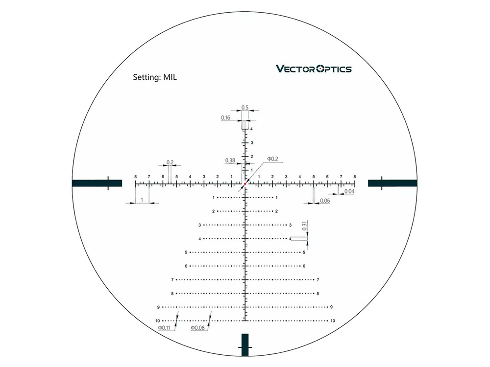 Прицел Vector Optics Continental 34mm 3-18x50 FFP, SF, VCT-34FFP (MIL) (SCFF-28)