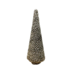 Декор Елка 40*14*14см, стекло, серебрянные листики