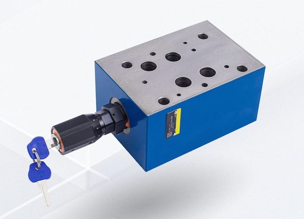 ZDB16VР2-4X/200 - Предохранительный клапан Ду 16 модульного монтажа с давлением регулировки до 200 бар в канале Р → Т