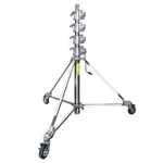 KUPO 756M Jumbo Stand w/Braked wheel. Стойка на колёсах (193-610см ↓70 кг) с редукторным механизмом