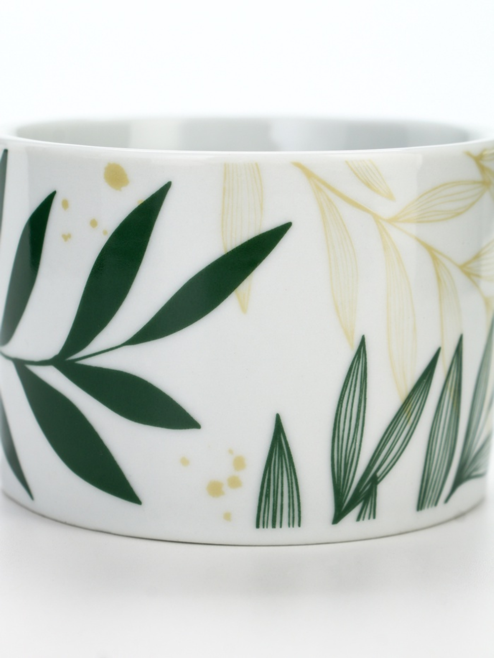 Чайная пара керамическая «Листья», 200 мл