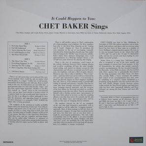 Chet Baker / It Could Happen To You – Chet Baker Sings (LP)