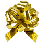 Бант-шар в золотом цвете, металлик, 21 см/ 36 см