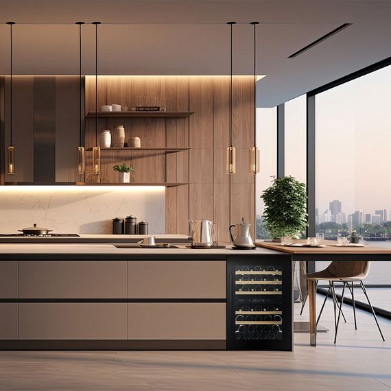 Винный холодильник Dunavox DVS-44.120DSS