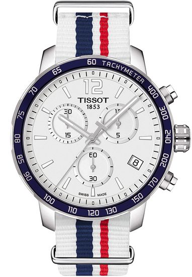Мужские часы Tissot T095.417.17.037.09 Quickster Nato Chronograph