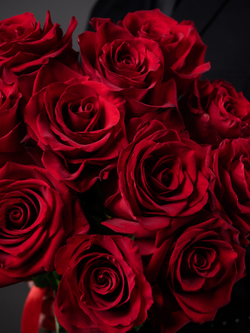 Монобукет красный