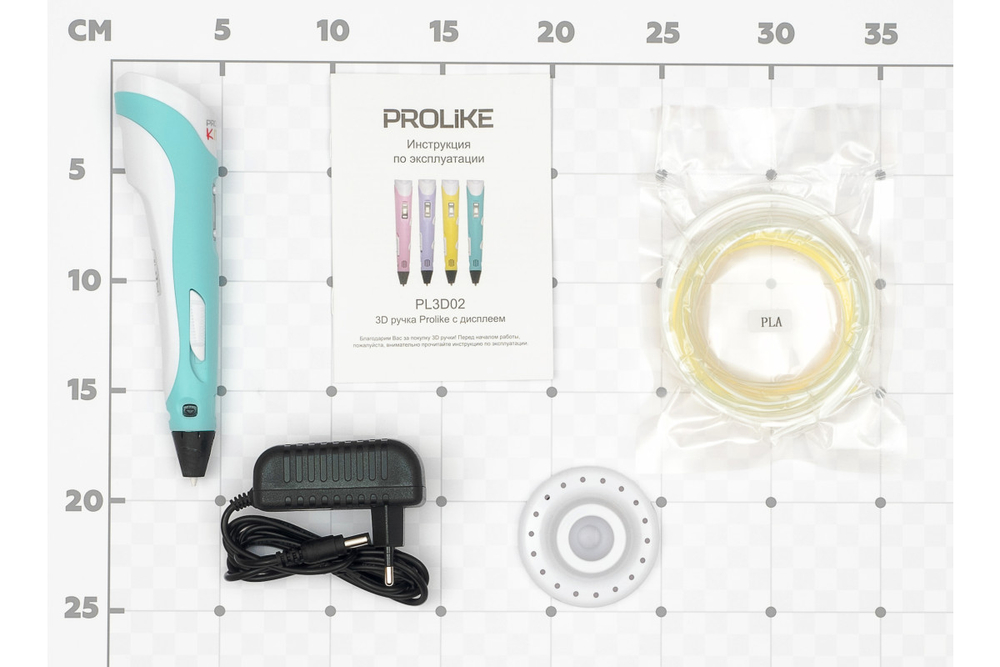 3D ручка с дисплеем Prolike бирюзовая PL3D02TQ