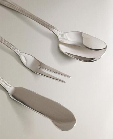 ZARA HOME НАБОР СТОЛОВЫХ ПРИБОРОВ ИЗ НЕРЖАВЕЮЩЕЙ СТАЛИ (6 ШТ.), СТАЛЬНОЙ СЕРЫЙ
