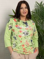 Блуза Жюстин (светло-зеленая) Б15537-20М LT Collection