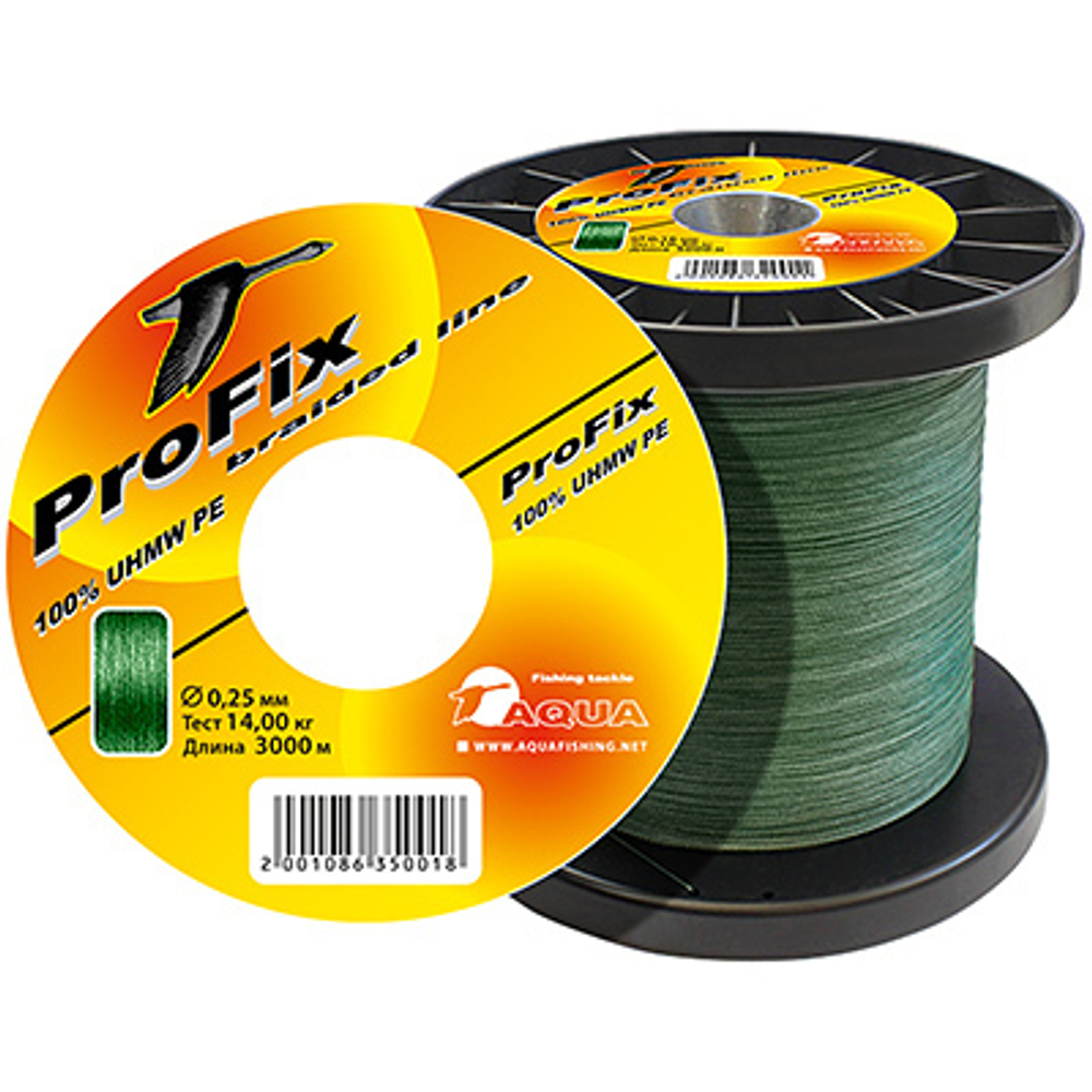 Плетеный шнур для рыбалки ProFix Olive 0,25mm 100m