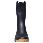 DECATHLON WELLIES 100 Waterproof And Wear resistant Slip on Rain Boots Women"s Black Brown