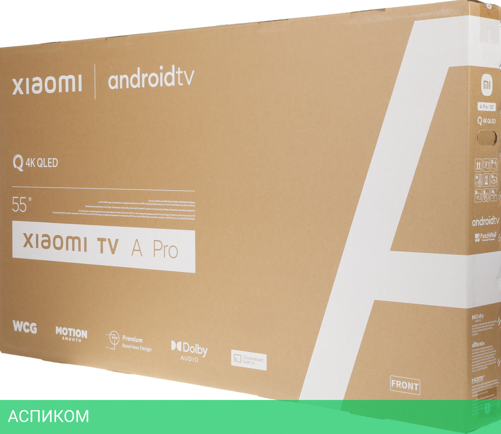 Телевизор QLED Xiaomi 55" MI TV A Pro 55 2025