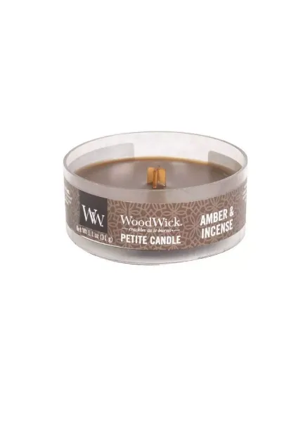 WoodWick Amber&Incense - Ароматическая свеча с ароматом янтаря и ладана 31 г