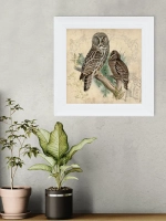 Картина на стену интерьерная на холсте 25*25 см