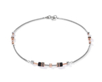 Колье-трансформер 4-in-1 сотуар Coeur de Lion Rosegold-Silver 5008/10-1631