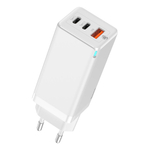 Зарядное устройство Baseus GaN Mini Quick Travel Charger C+C+A 65W - White