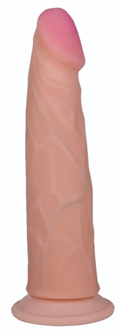Фаллоимитатор HUMAN STYLE 7,5 без мошонки - 20,5 см. (Цвет: телесный)