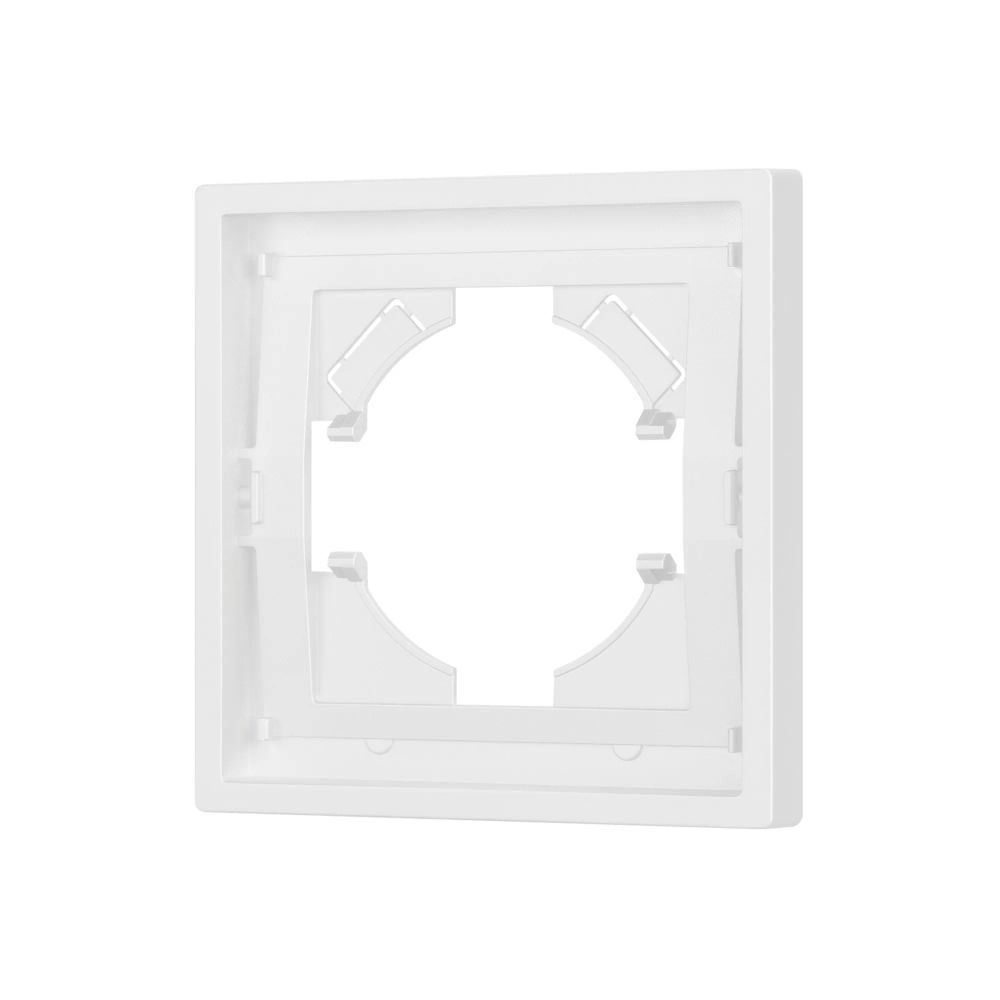 Рамка пластиковая FRM-TENDO-PL-1-WH (Arlight, Белый) 053835