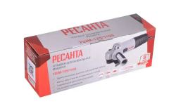 Болгарка Ресанта УШМ-125/1100 (1100 Вт, 11000 об/мин, d диска 125 мм, защитный кожух) / УШМ / Шлифмашина