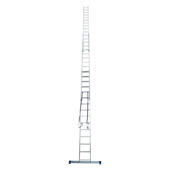 Лестница алюминиевая STAIRS ПРОФИ трехсекционная 15 ступеней (ALP315)