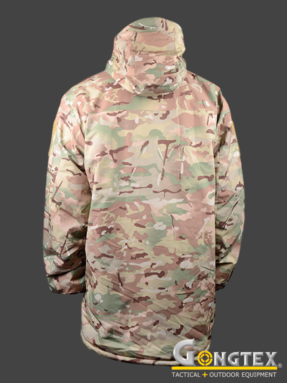 Куртка тактическая Gongtex Level 7 Long Style Cold Weather Jacket. Мультикам