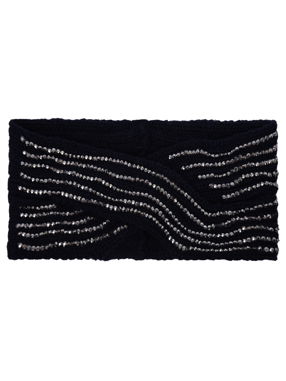 Повязка вязанная на голову