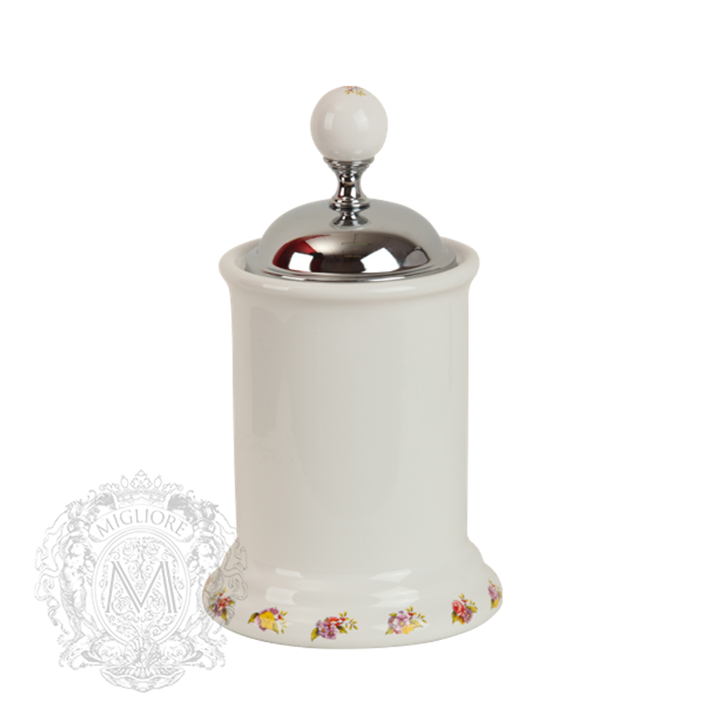 Баночка высокая Migliore Provance ML.PRO-60.528 керамика с декором h14см.