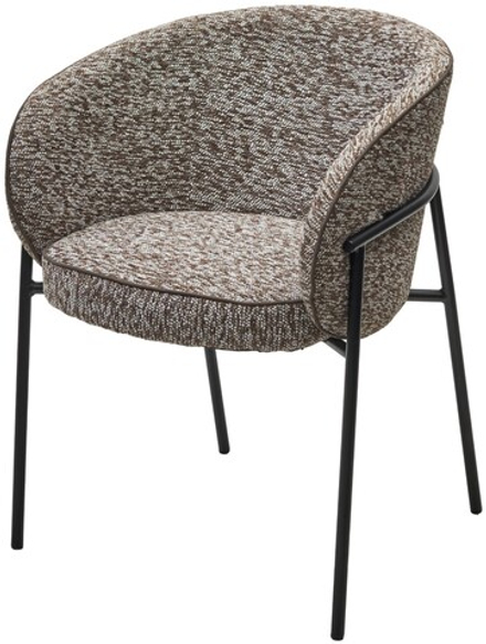 Стул GUST цвет бежевый TOPIC 410 / черный каркас / Товарный знак DISAUR