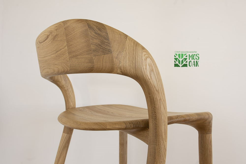 Стул полубарный из массива дуба Armonia luxury (10 цветов)
