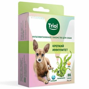Мультивитаминное лакомство Triol "Крепкий иммунитет" для собак