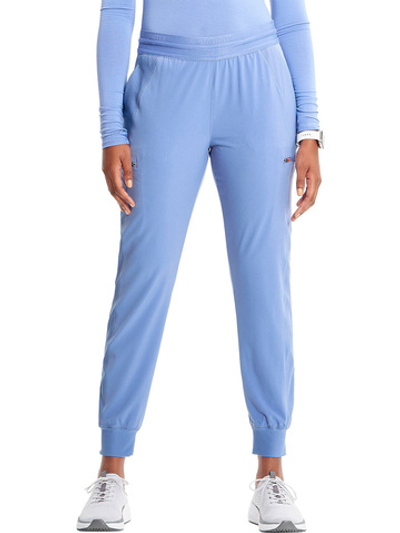 Брюки медицинские женские Cherokee IN122A на резинке, голубой, 44