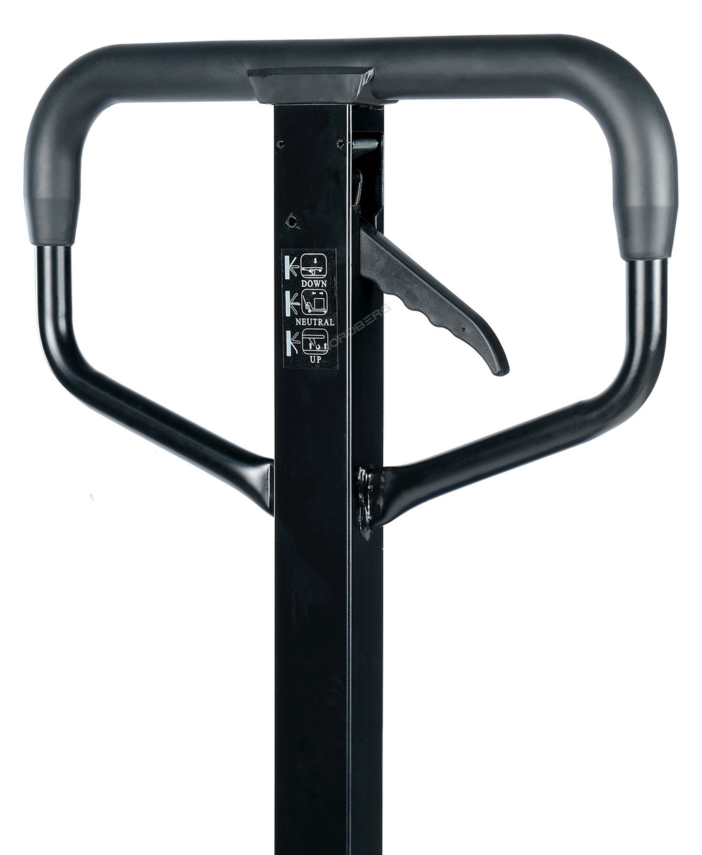 NORDBERG (N3901-25R) Тележка (рохля) складская гидравлическая 2.5 т, усиленная, с резиновыми колесами