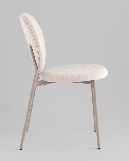 Стул обеденный Pip бежевый кремовые ножки NP