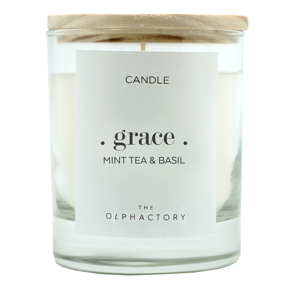 Свеча ароматическая Ambientair The Olphactory GRAСE Мята и базилик