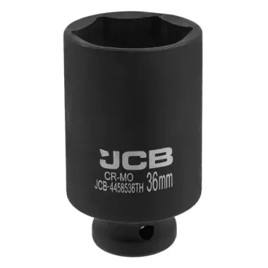 Головка ударная глубокая тонкостенная 1/2'', 36мм (6гр.) JCB JCB-4458536TH