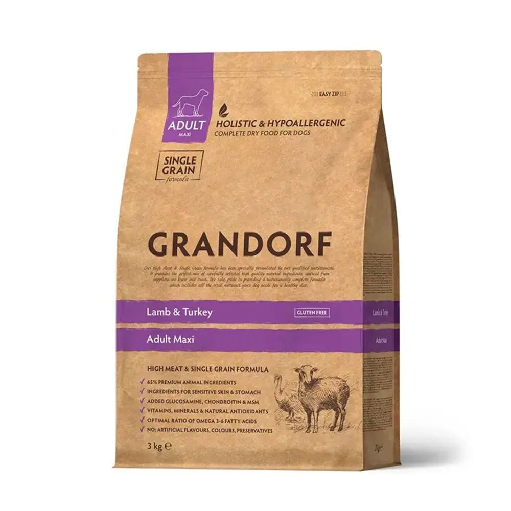 GRANDORF DOG Lamb&Turkey MAXI 3кг