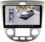 Магнитола для Chevrolet Lacetti хэтчбек (климат) - FarCar BX3038M-360 монитор 9.5" 2K QLED на Android 13, 6Гб+128Гб, CarPlay, 4G SIM-слот, 4 камеры в комплекте