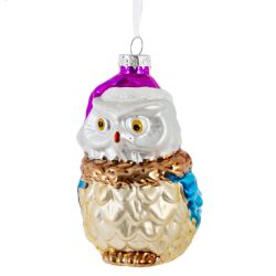 GAEM Украшение новогоднее "Сова", L7 W7 H12,5 см