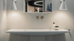 Cмеситель Gessi316, настенный, встраиваемый, на 1 выход, цвет Warm Bronze Brushed PVD