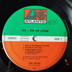 Винтажная виниловая пластинка LP Yes The Yes Album (Germany 1975)