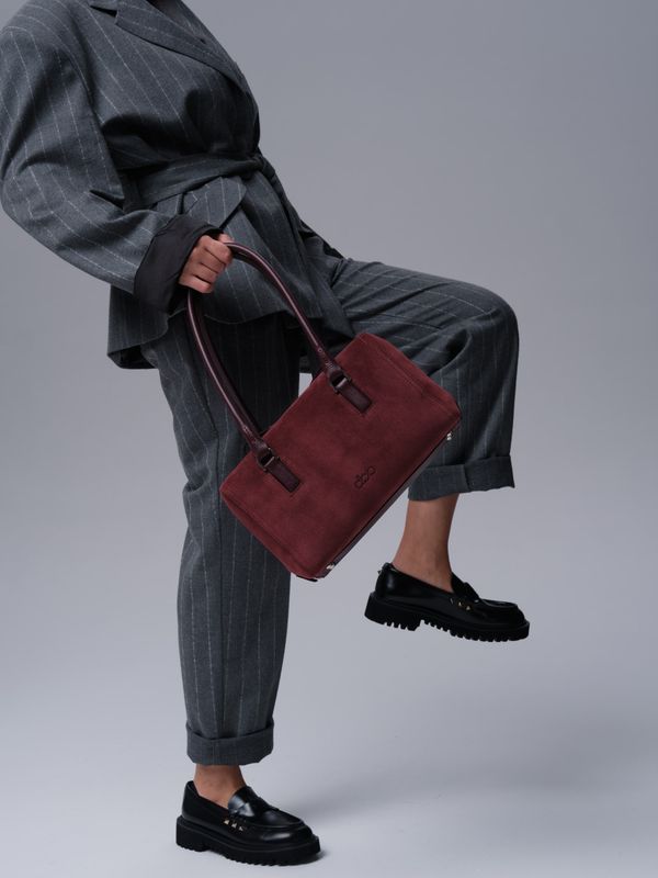 Замшевая сумка Cube DBR 31333 мах