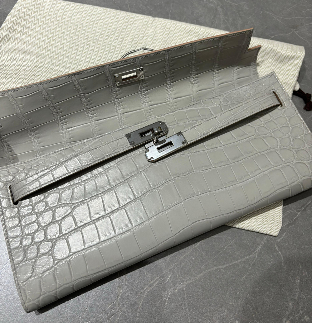 Сумка Hermes из кожи крокодила