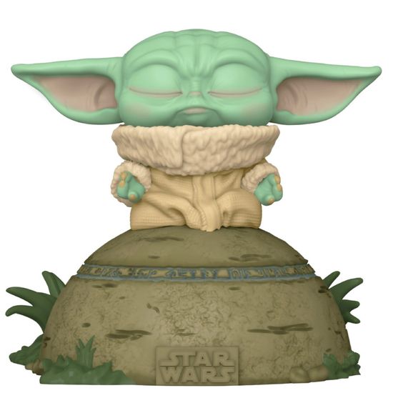 Фигурка Funko POP! Deluxe Bobble Star Wars Mandalorian Grogu Using the Force (SFX) 58390