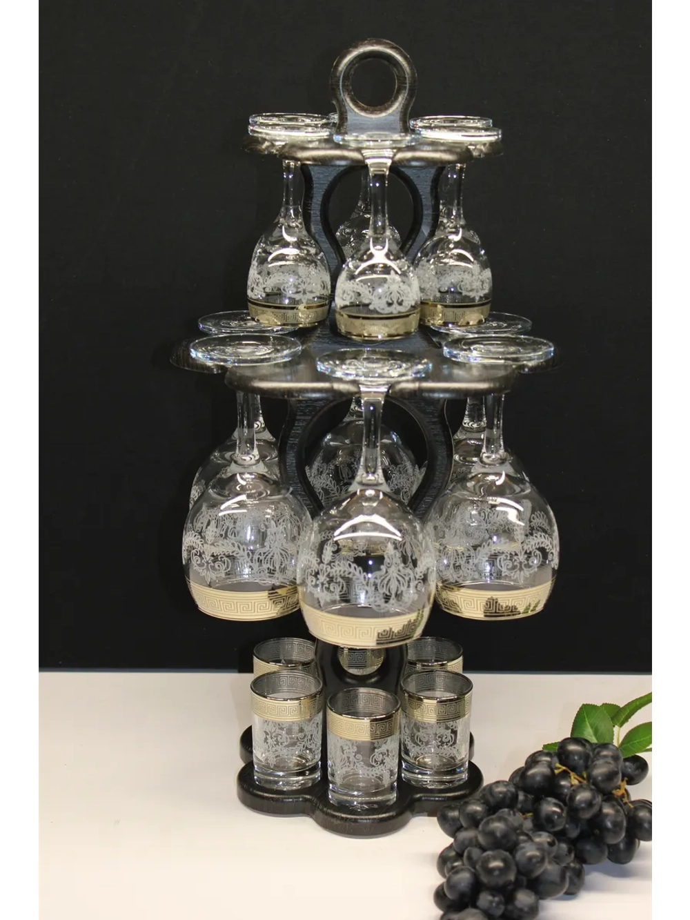 Барный набор 18 предметный с фужером