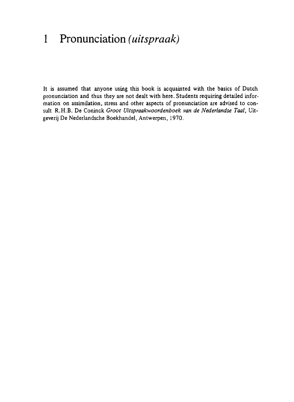 Dutch Reference Grammar / Голландская справочная грамматика | B.C. Donaldson