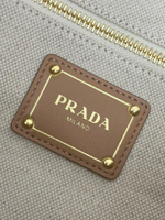 Prada Large Linen Tote Bag 37 cm